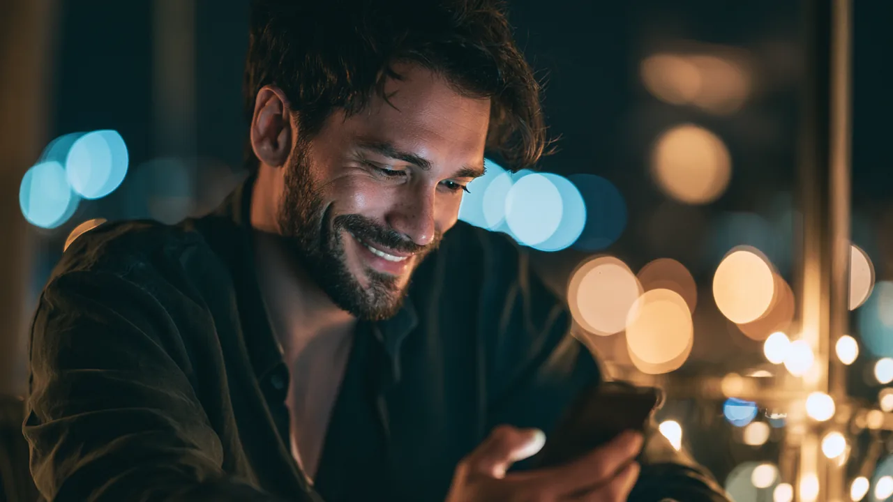 American man satisfied after applying, representing the this resource application