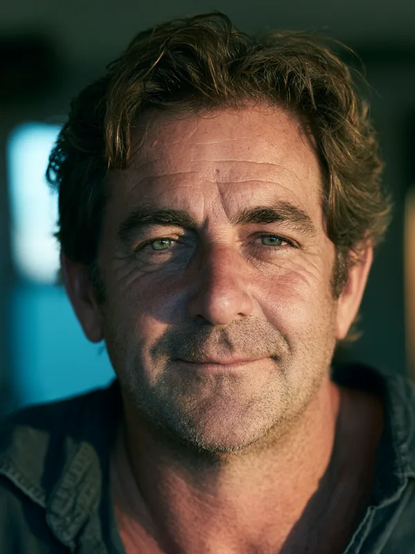 American man in his forties relieved after consolidating debt, representing Fora Financial guidance
