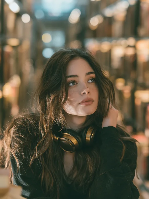 American university student with headphones, representing education borrowing guidance from Fora Financial