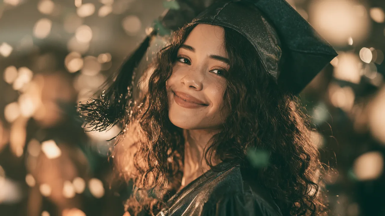 American graduate celebrating, representing education financing guidance from this resource